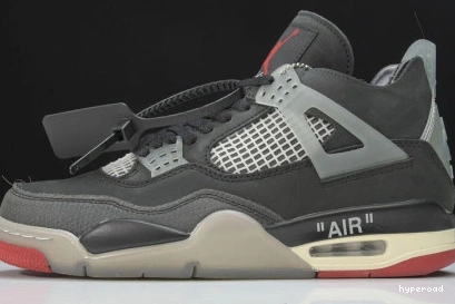 Hyperoad OF  'BRED' X JORDAN AIR 2020 4 RED BLACK 1008